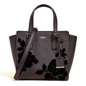 Kate Spade New York
CAMERON STREET FLOCK ROSES HAYDEN SMALL SATCHEL